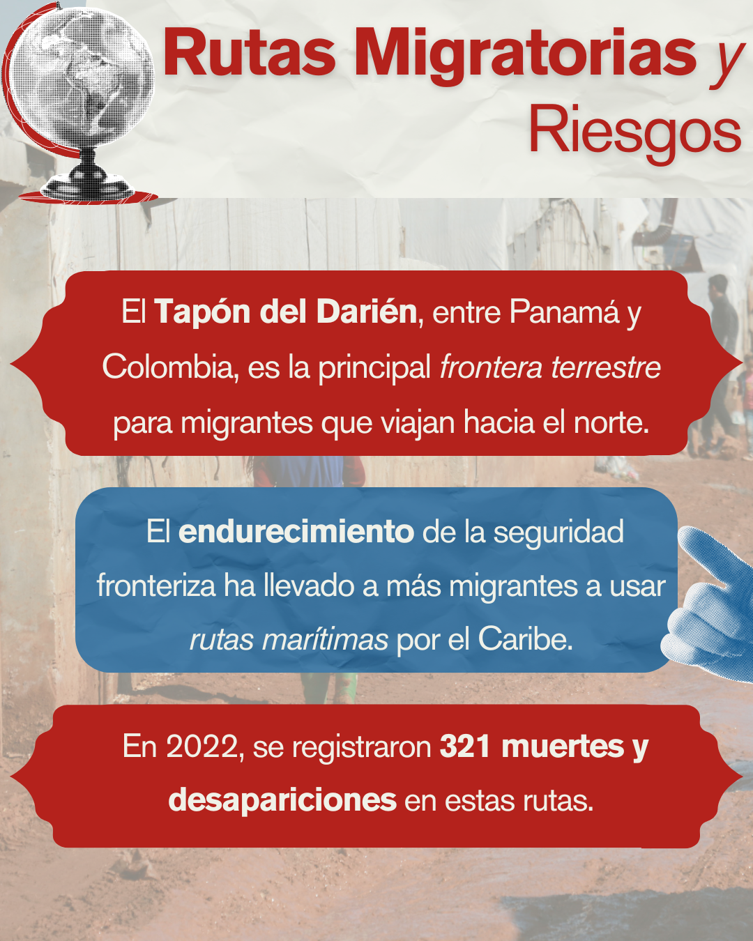 Las principales rutas de migración en América Latina y sus riesgos 