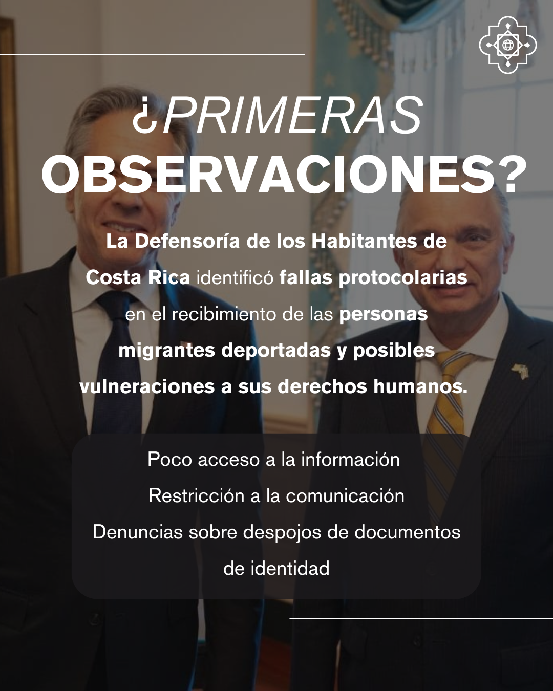 Críticas realizadas por instancias públicas contra el acuerdo. 
