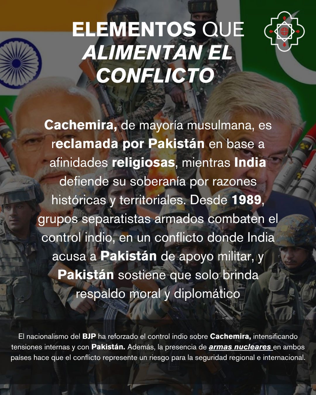 Factores socio-culturales que influyen en el conflicto. 