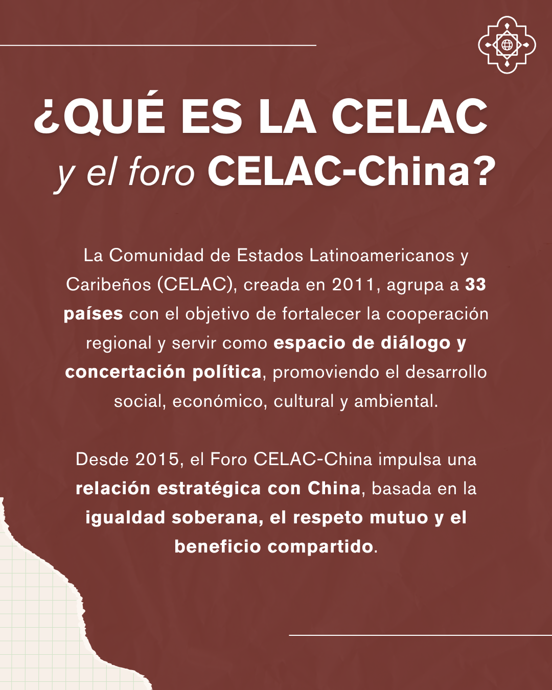 Explicación de qué es la CELAC y el Foro CELAC-China