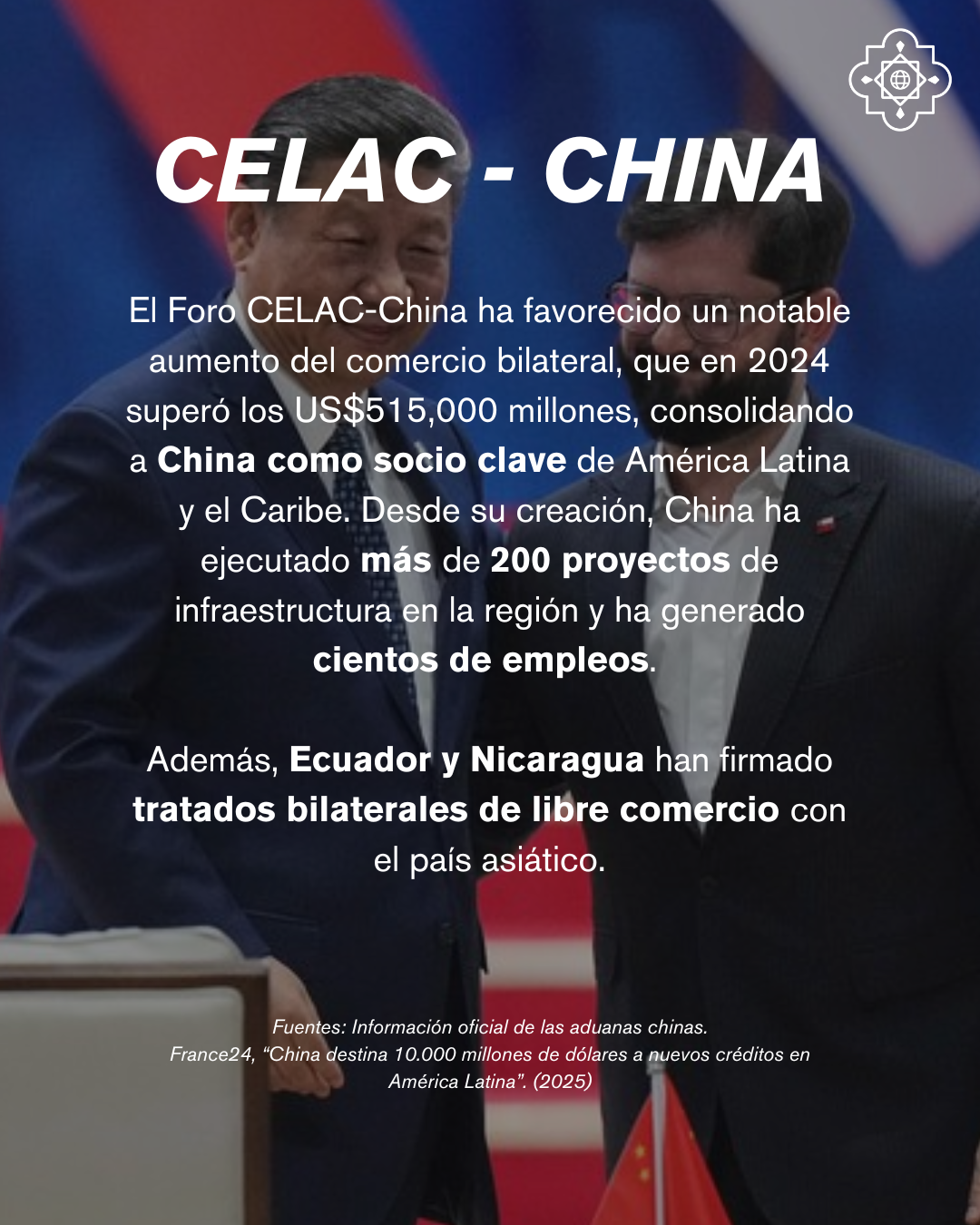 Datos sobre acercamiento comercial entre países de la CELAC y China