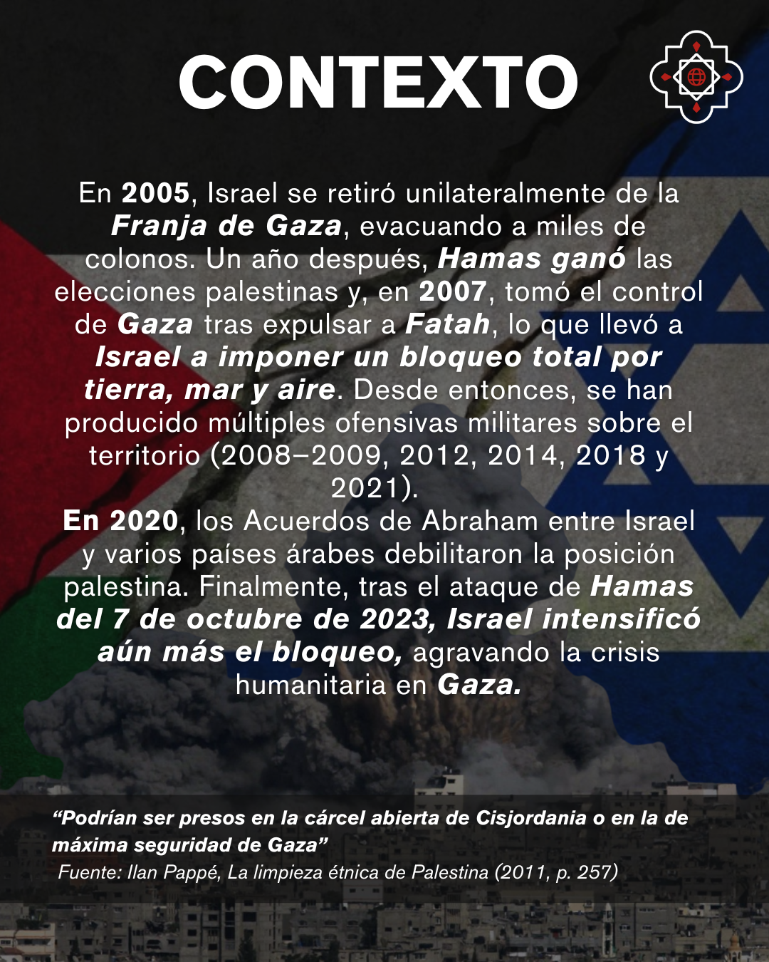 Contexto de las movilizaciones civiles ante el bloqueo israelí a Gaza