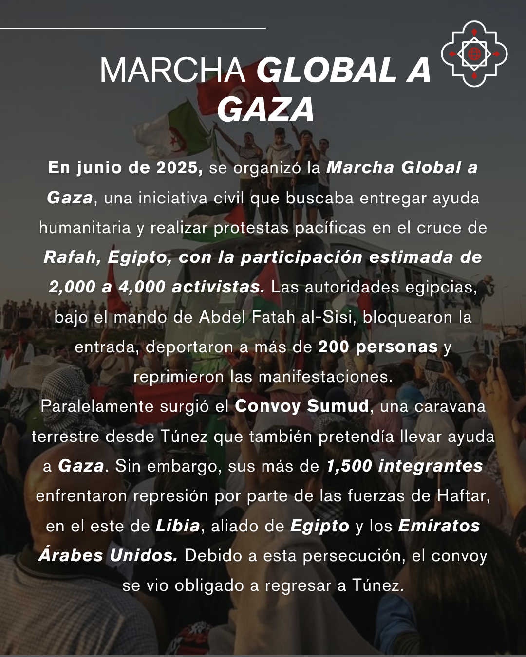 Marcha Global a Gaza