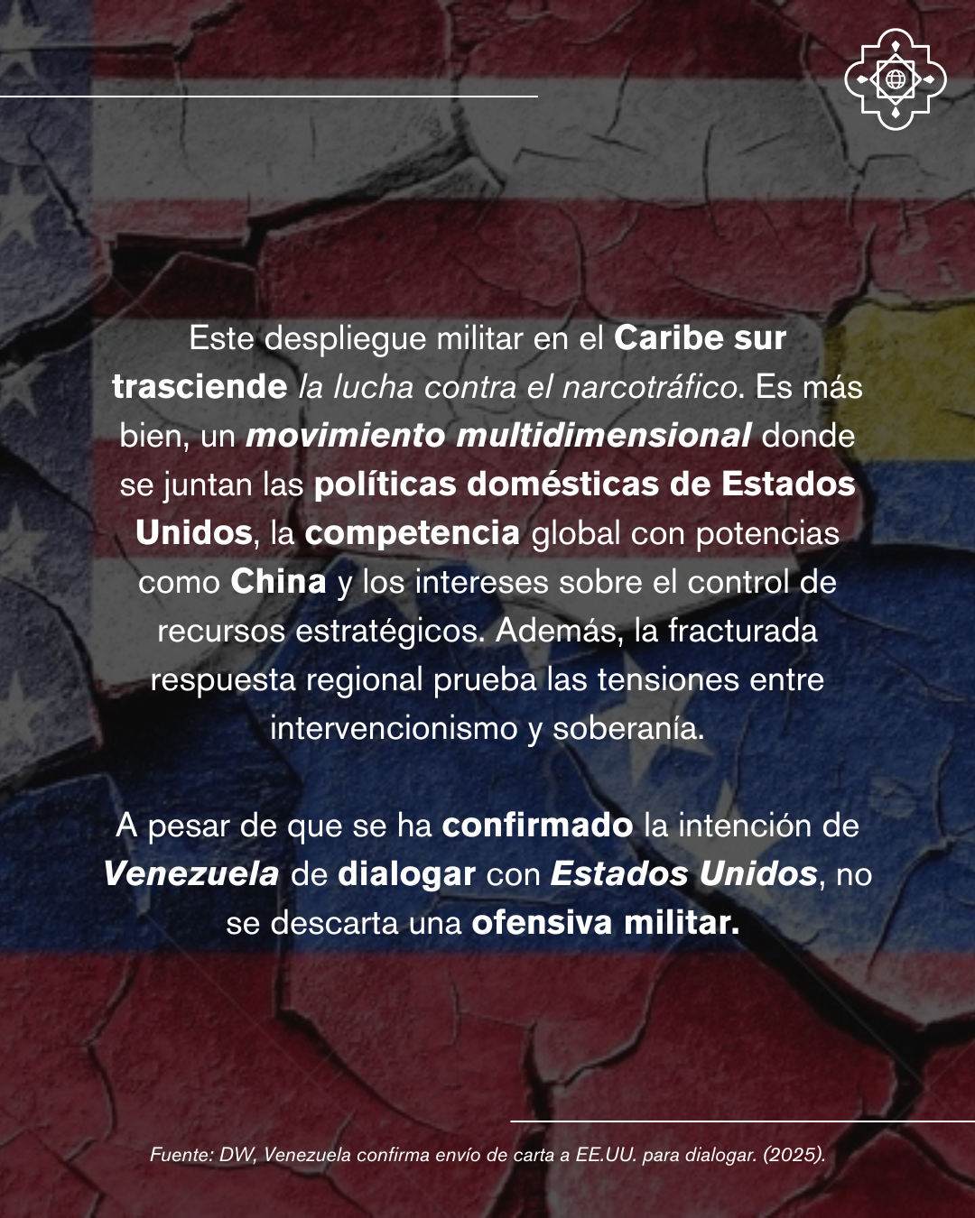 Consideraciones finales.