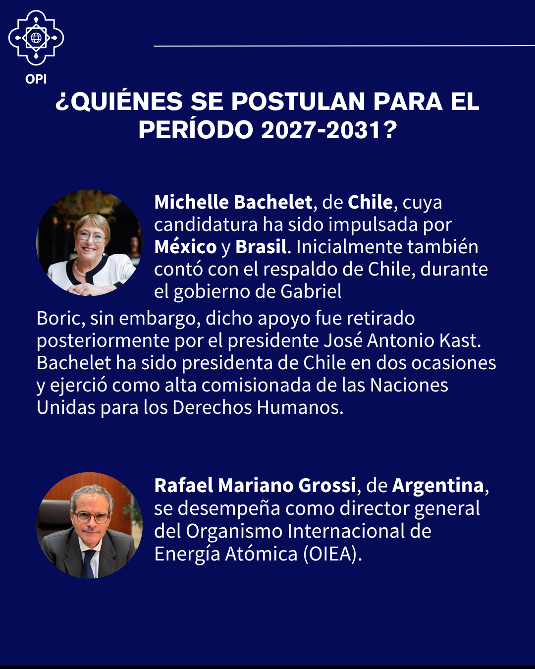 Candidaturas a la Secretaría General de la ONU (2027-2031).