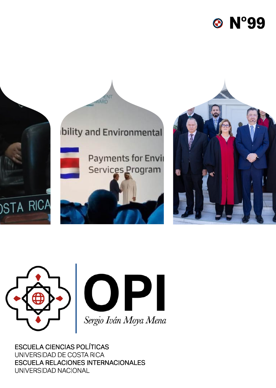 Portada del boletín N°99 con información institucional y el logo del OPI