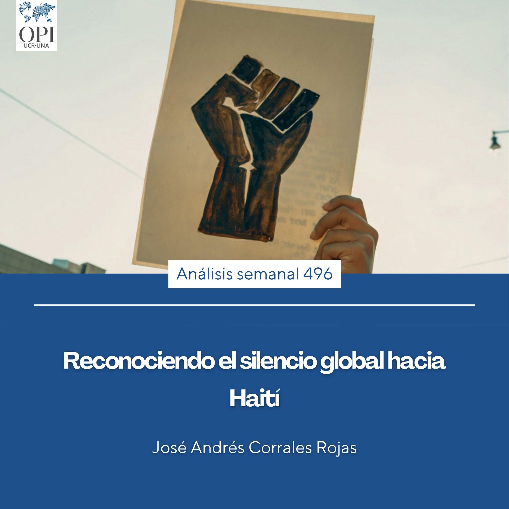 Portada del Análisis Semanal 496 con datos de autoría.