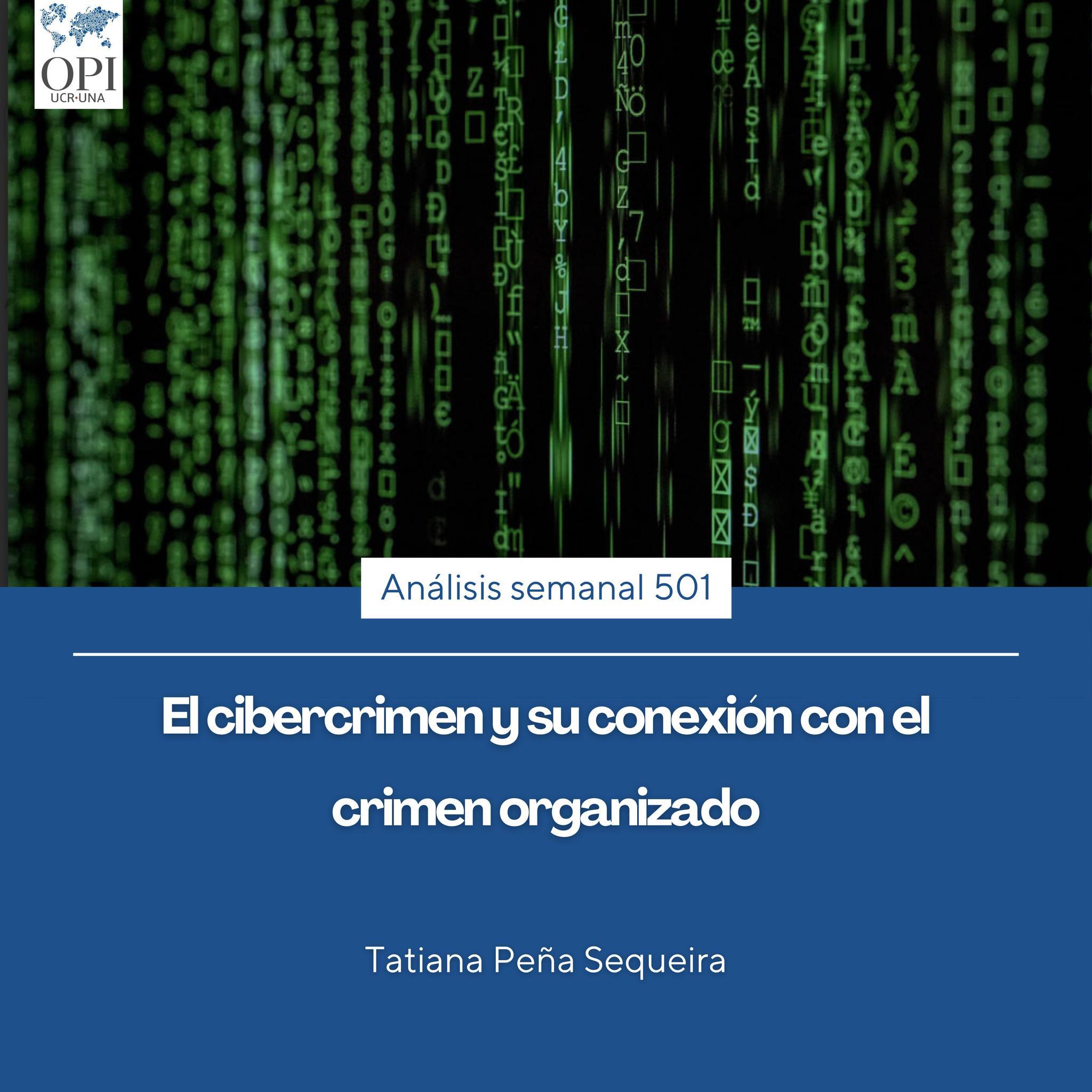 Portada del Análisis Semanal 501 con datos de autoría. 
