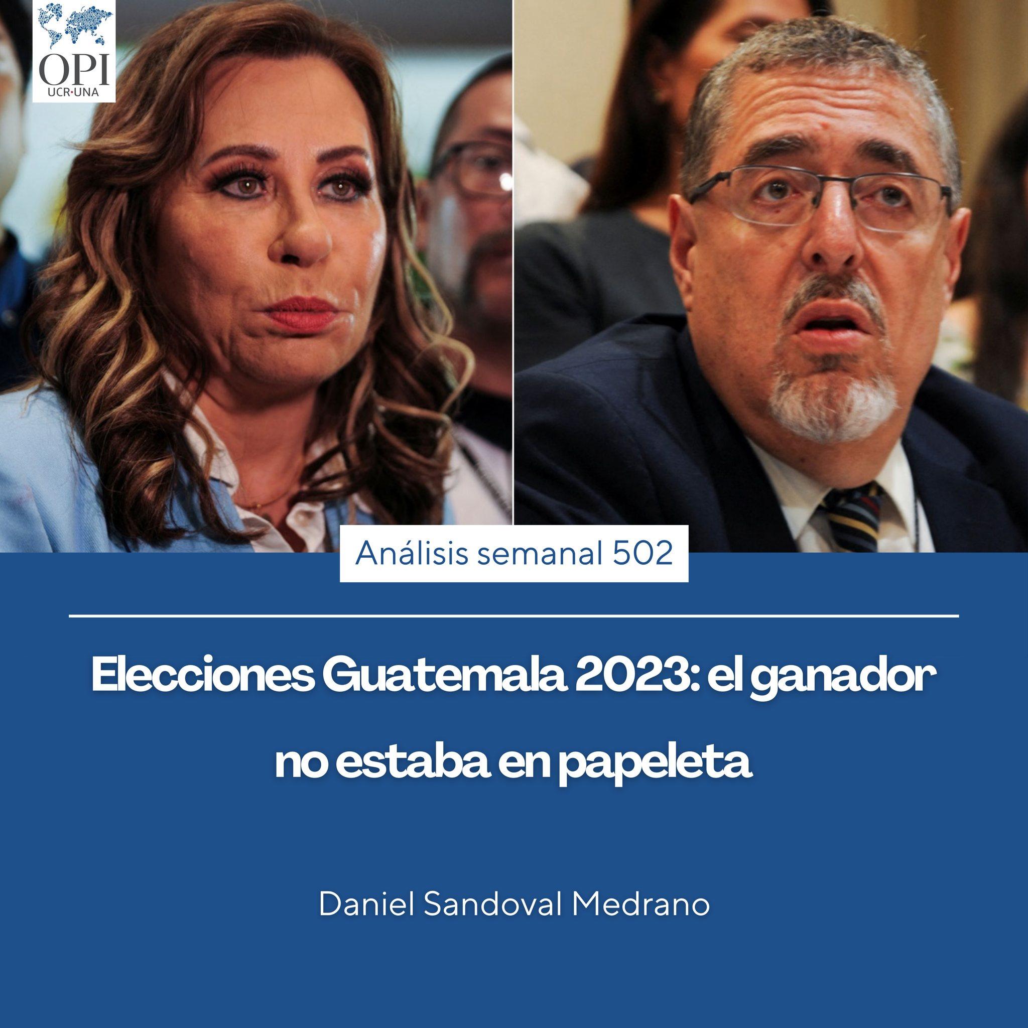 Portada del Análisis Semanal 502 con datos de autoría. 