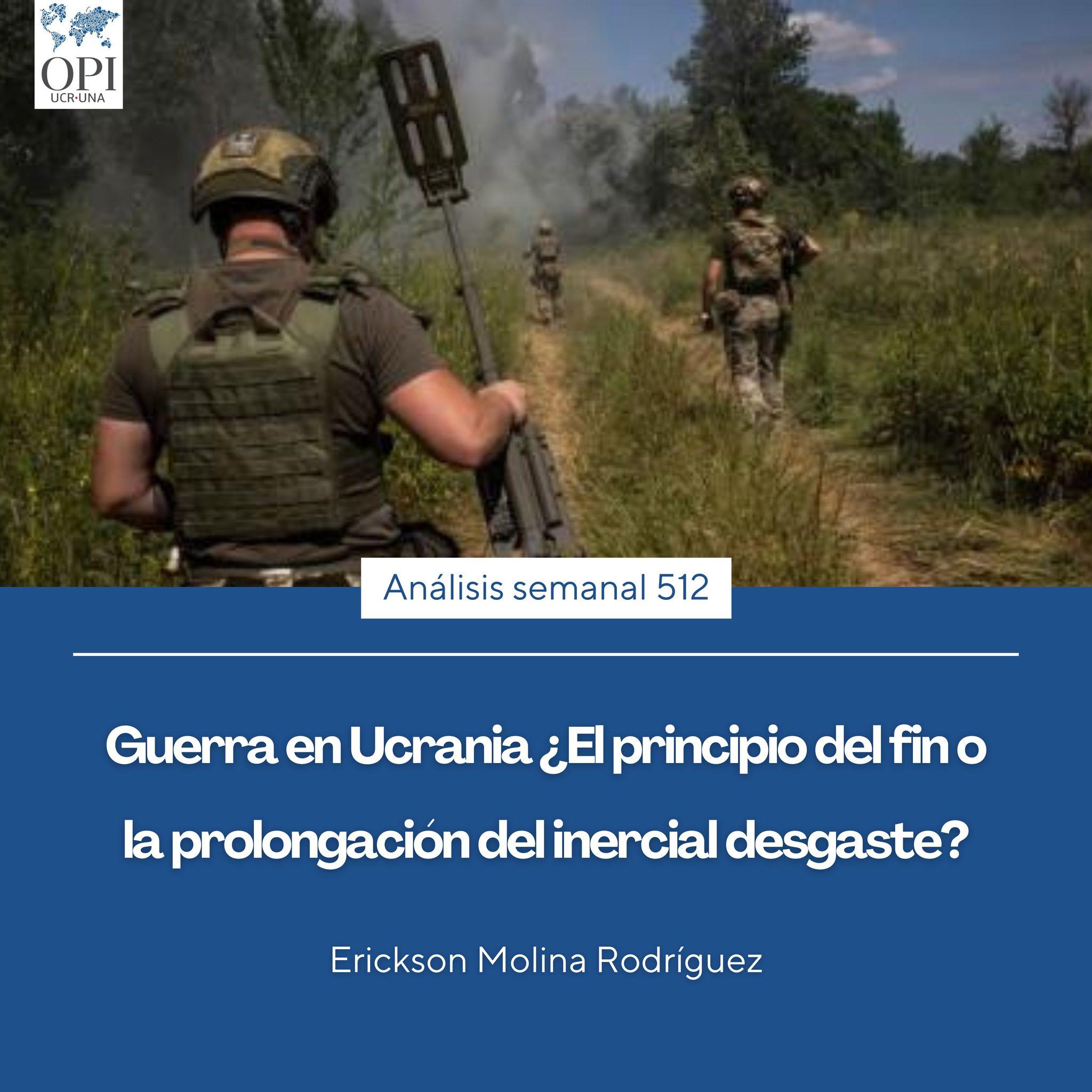 Portada del Análisis Semanal 512 con datos de autoría. 