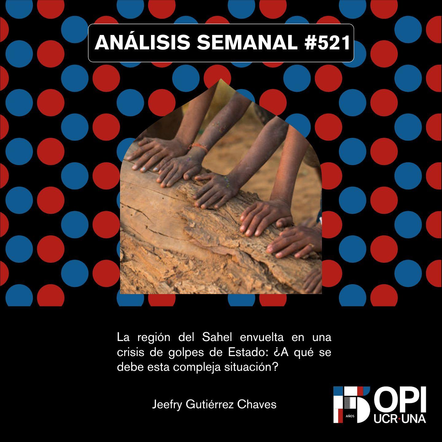 Portada del Análisis Semanal 521 con datos de autoría. 