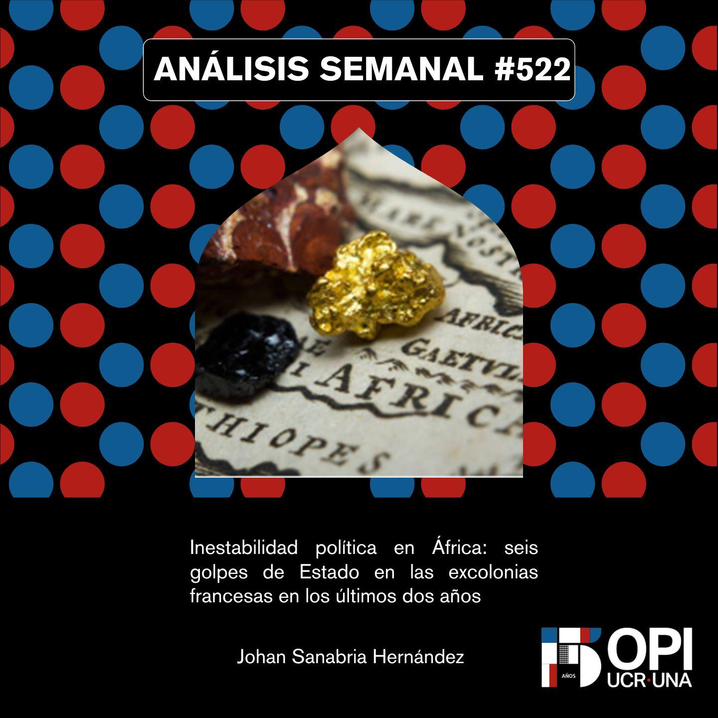 Portada del Análisis Semanal 522 con datos de autoría. 