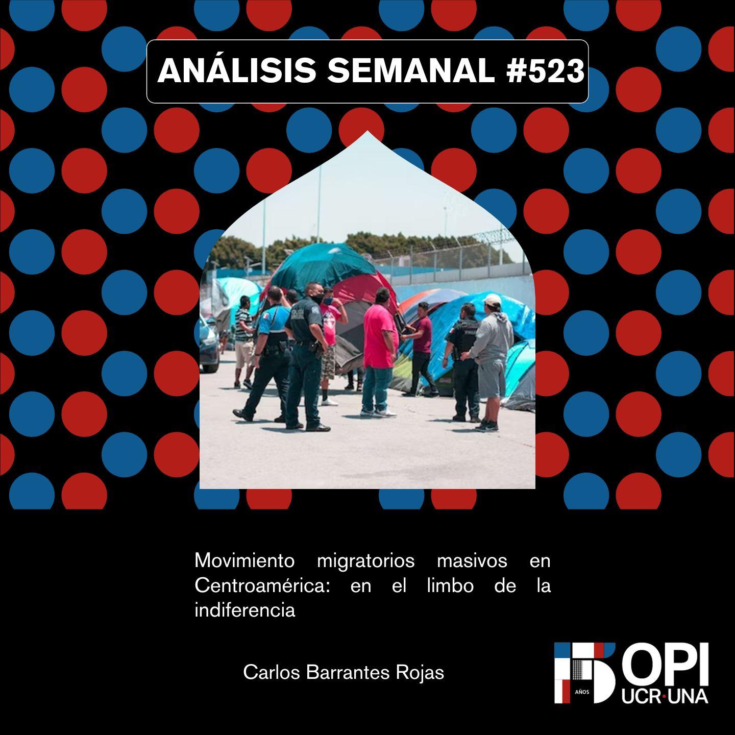 Portada del Análisis Semanal 523 con datos de autoría. 