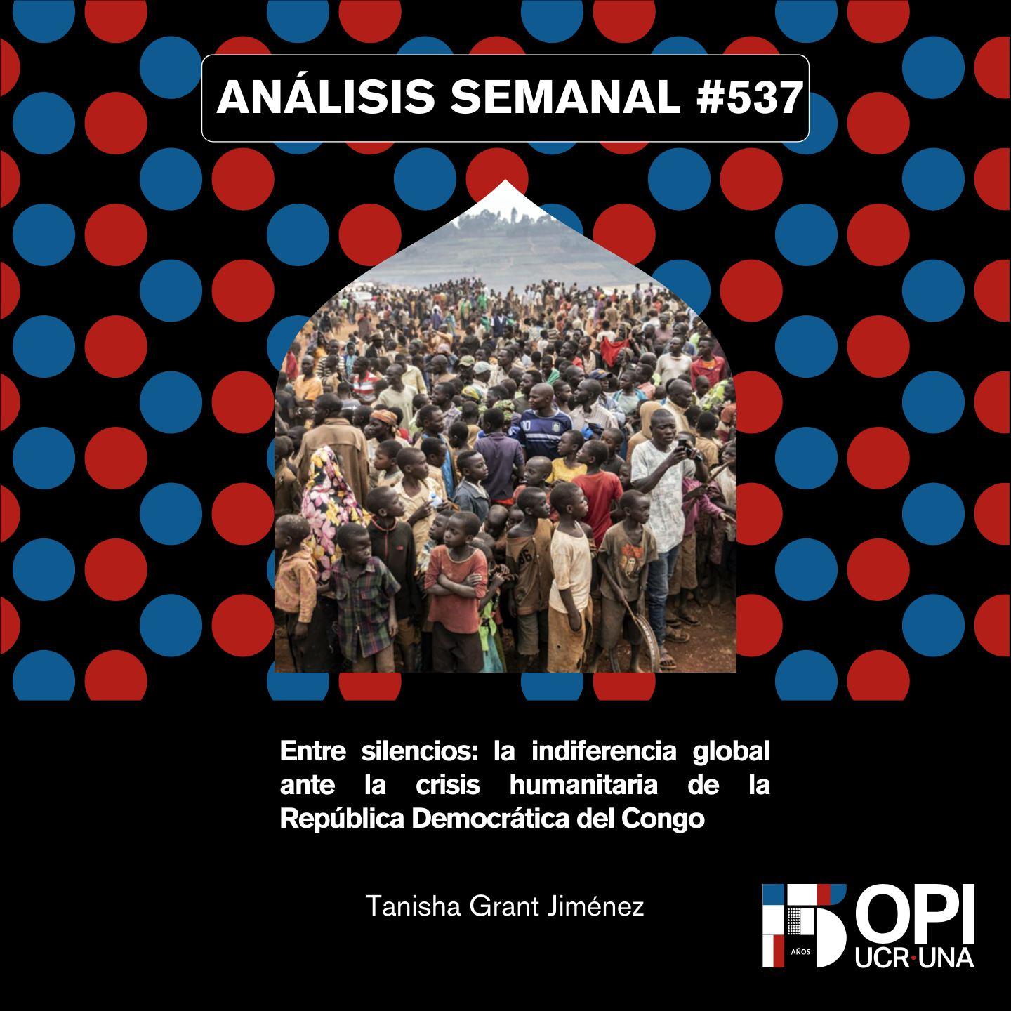 Portada del Análisis semanal N°537 con datos de autoría. 