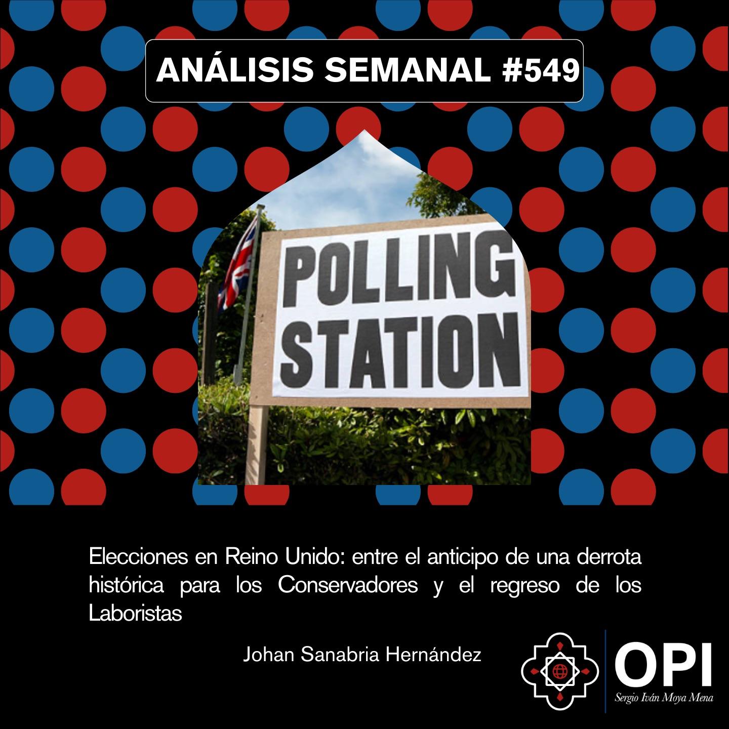 Portada del Análisis semanal N°549 con datos de autoría. 