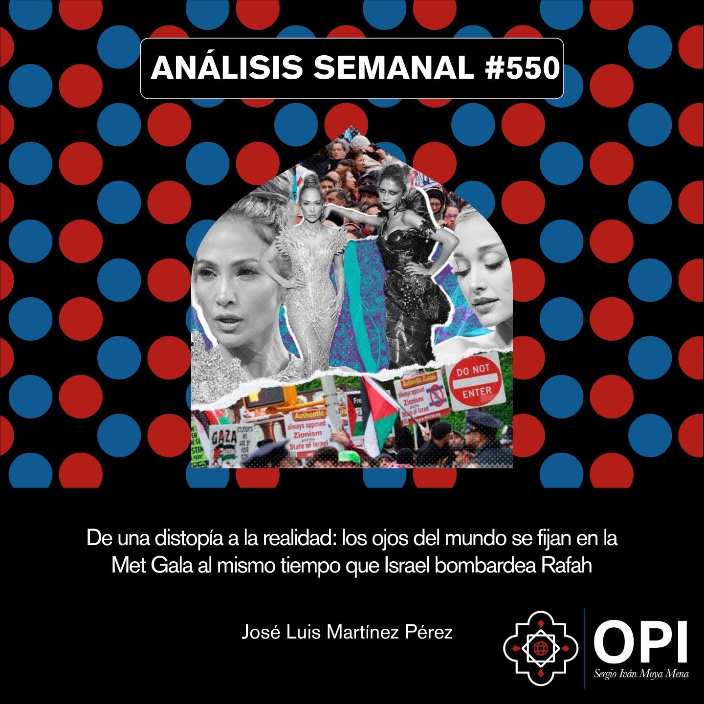 Portada del Análisis semanal N°550 con datos de autoría. 