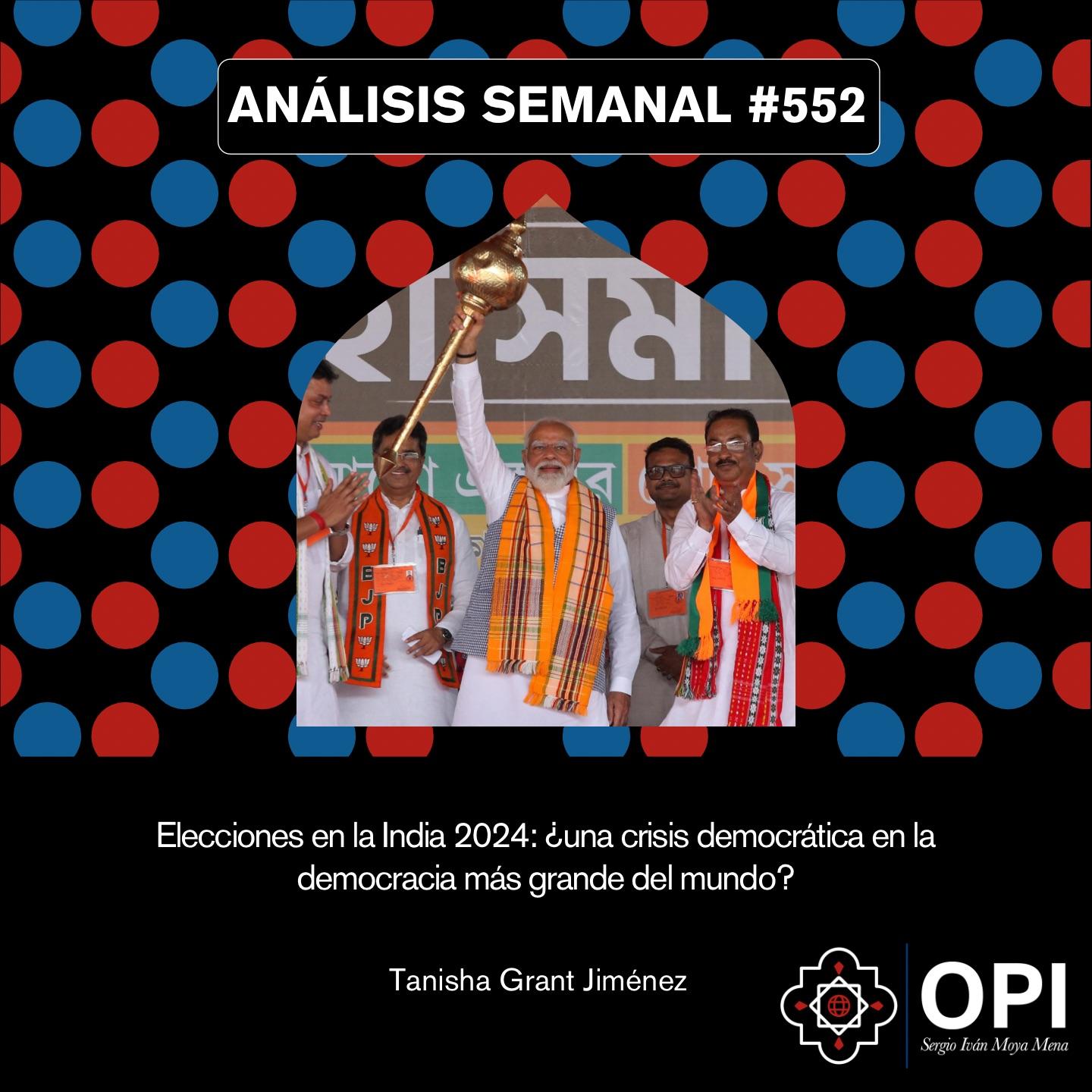 Portada del Análisis semanal N°552 con datos de autoría. 