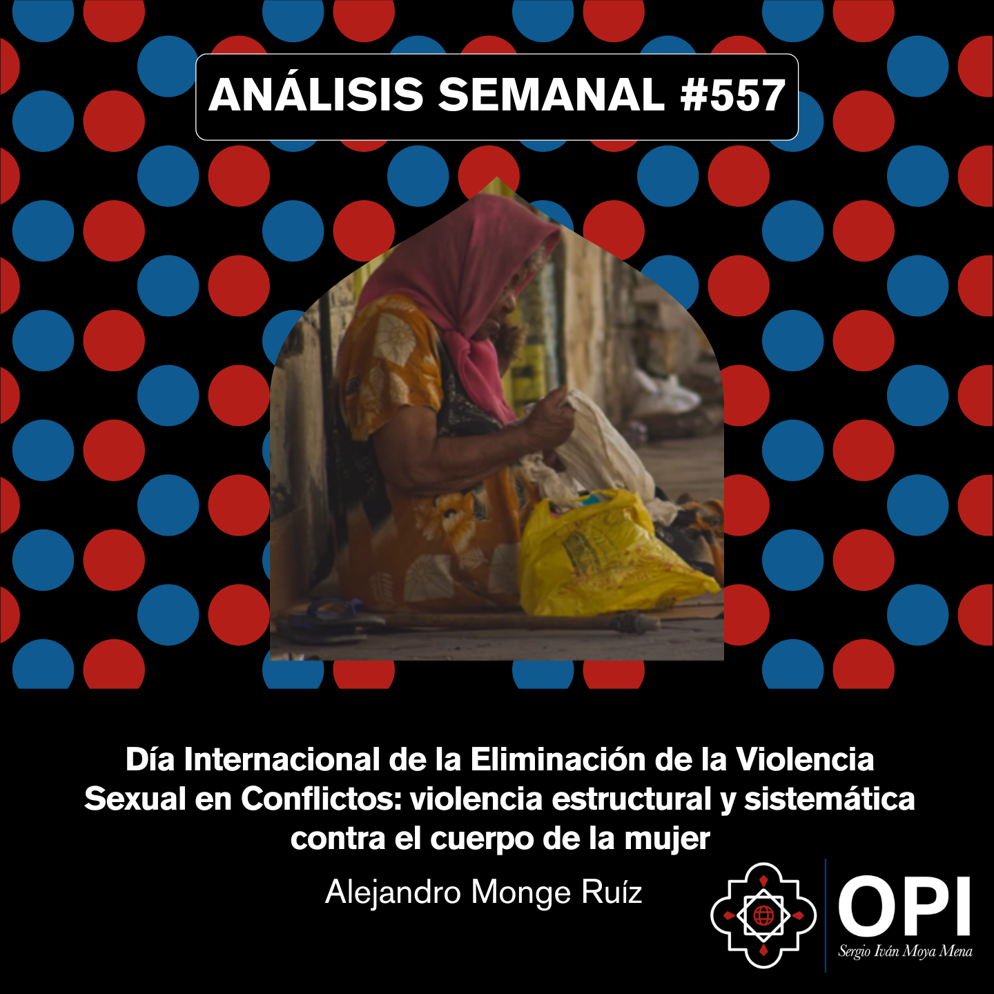 Portada del Análisis semanal N°557 con datos de autoría. 