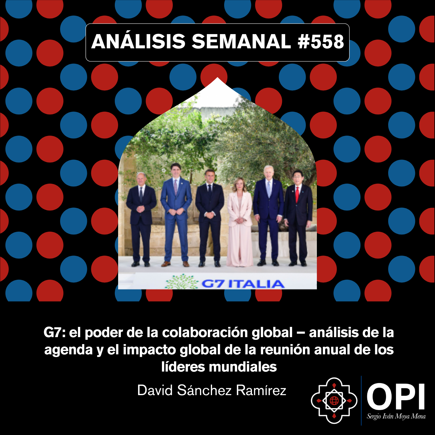 Portada del Análisis semanal N°558 con datos de autoría. 