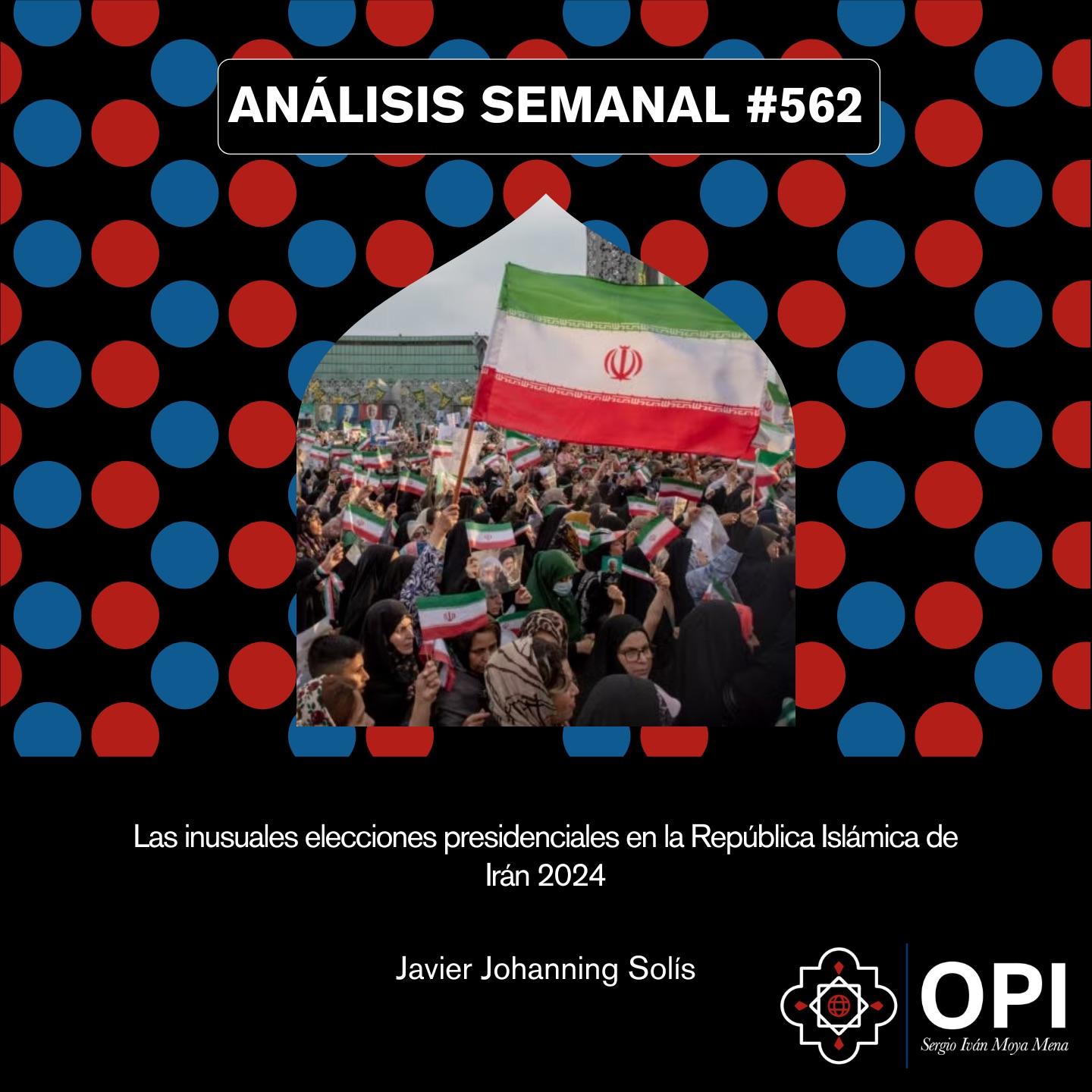 Portada del Análisis semanal N°562 con datos de autoría.