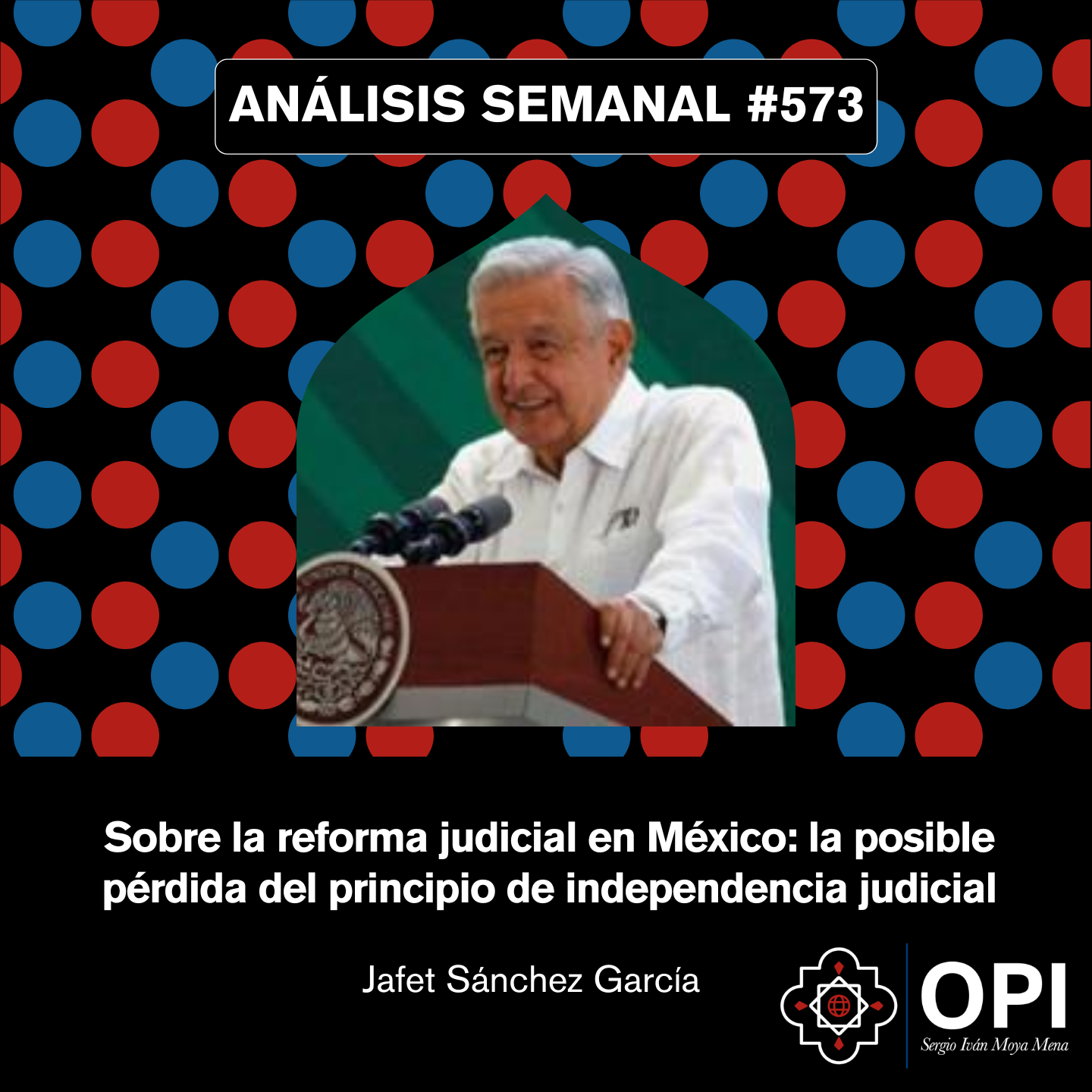 Portada del Análisis semanal N°573 con datos de autoría. 