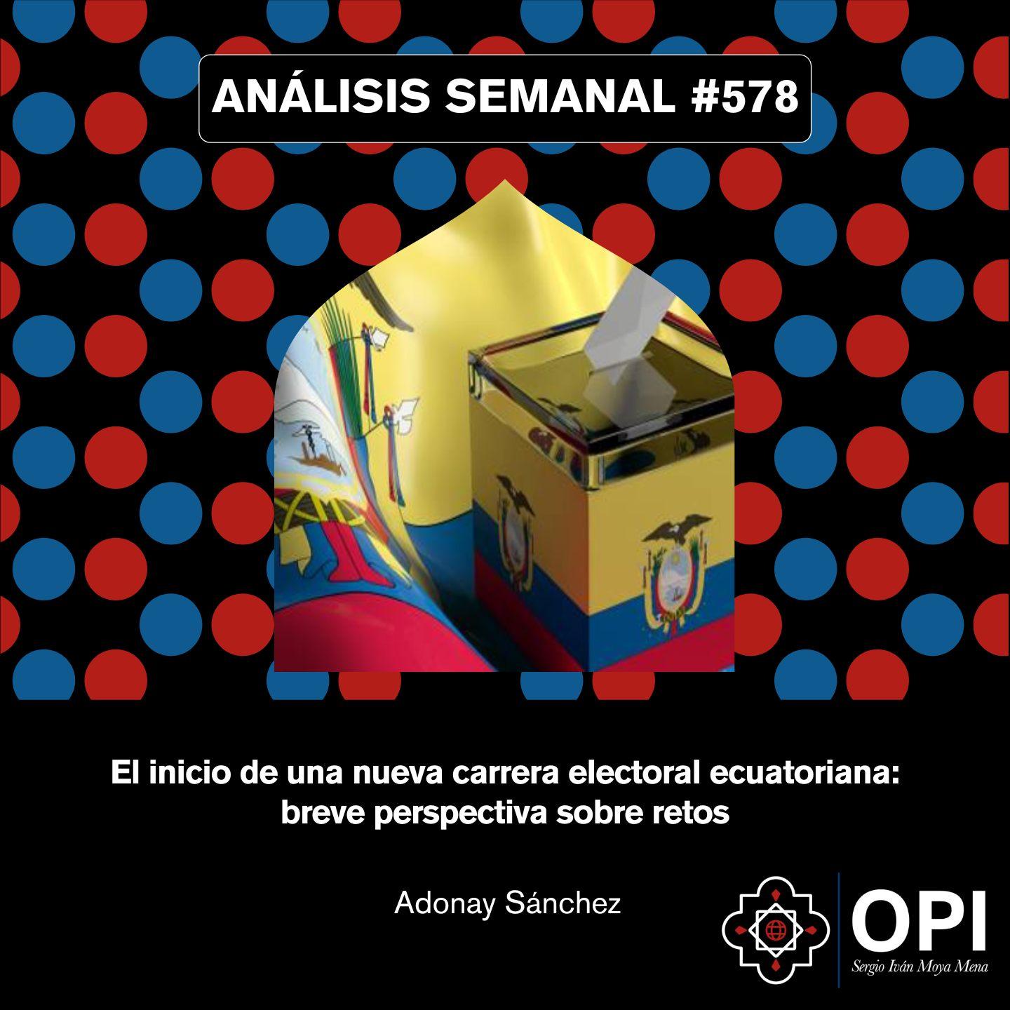 Portada del Análisis semanal N°578 con datos de autoría. 