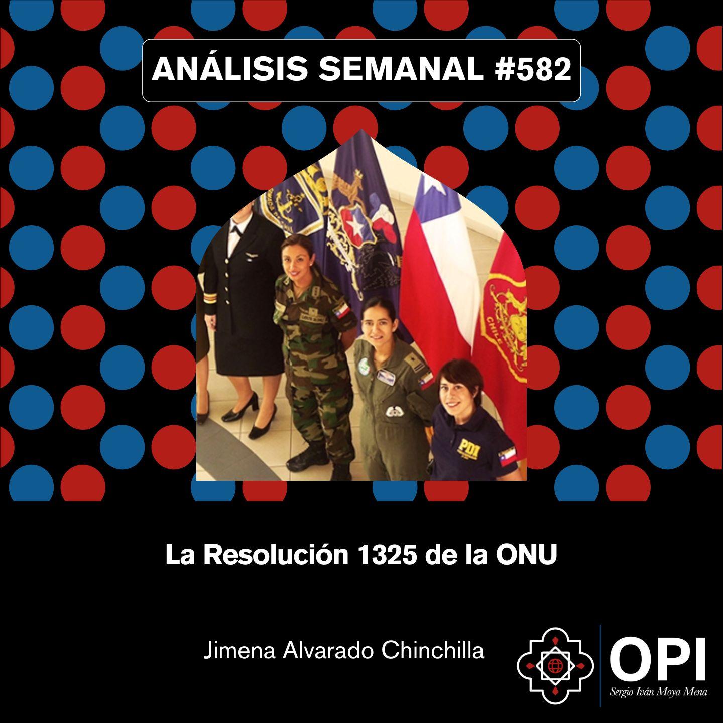 Portada del Análisis semanal N°582 con datos de autoría. 